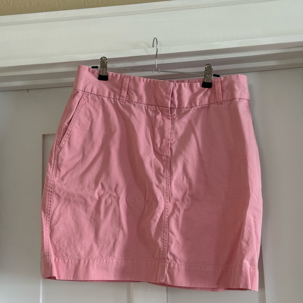 Vineyard Vines Pink Cotton Mini Skirt
